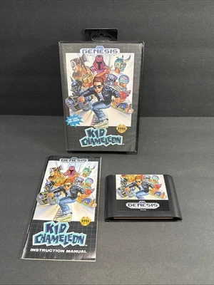 Kid Chameleon Sega Genesis Complete in Box (CIB) Authentic Tested Working - Image 1 of 4