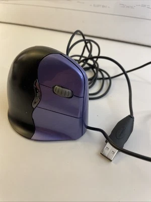 Evoluent VM4S Vertical Mouse 4 Right Hand Ergonomic Wired USB (Small Size, Read) - Image 1 of 4
