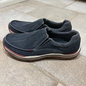 Skechers Uomo Relaxed Fit: Expected - Scarpa Avillo Slip-On Uomo 10.5 Navy - Foto 1 di 8