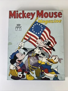 Puzzle vintage Topolino 'Spirito del 1776' scatola aperta tutti i pezzi contabilizzati - Foto 1 di 12