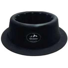 HIGH COUNTRY PLASTICS High Country GPF-6 Plastics Grain Pan Feeder 6 Gallons Black