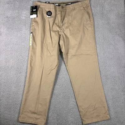 Pantalones Lee Extreme Motion MVP Regular Calce Recto Hombres Grandes Altos Caqui 44x32 Foto 1 de 4