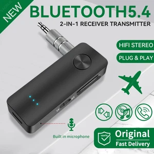 2-in-1 Wireless Audio Adapter Bluetooth 5.4 Receiver Transmitter 3.5mm AUX Lo... - Picture 1 of 8