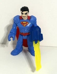 Figura Imaginext DC Super Friends Metal Force SUPERMAN BLUE SUIT ~ Nueva 2025 - Imagen 1 de 4