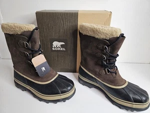 New SOREL Caribou Size 12 Waterproof -40 Degree Men's Snow Boots NIB MSRP $200 - Picture 1 of 19