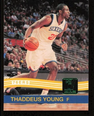 Baloncesto Donruss Die Cuts Emerald #27 Thaddeus Young 76ERS 2010-11 casi nuevo-como nuevo Foto 1 de 3