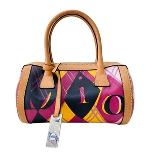 Bolso de Mano DIOR Boston Mini Multicolor Lona Recubierta - Imagen 1 de 21