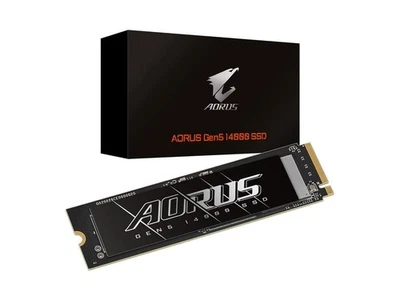GIGABYTE AORUS Gen5 14000 SSD 2TB PCIe 5.0 NVMe M.2 Internal Solid State Hard - Image 1 of 4