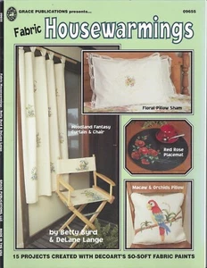 Fabric Housewarmmings decorative art book by Betty Byrd & Delane Lange. - Picture 1 of 4