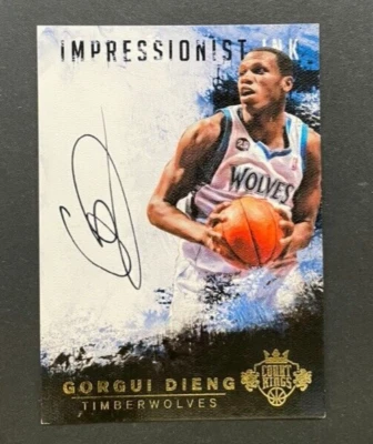 2014-15 Panini Court Kings - Gorgui Dieng #II-GD Minnesota Timberwolves AUTO /99 - Image 1 of 2