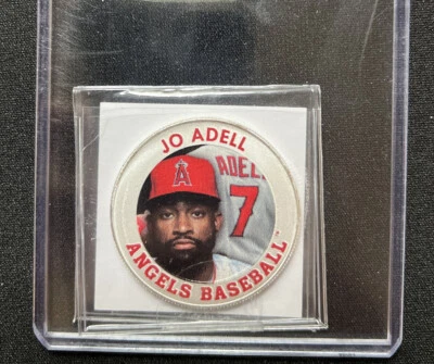 Jo Adell 2021 Highland Mint Trading Coin Silver Plate Rookie /100 Angels - Image 1 of 2