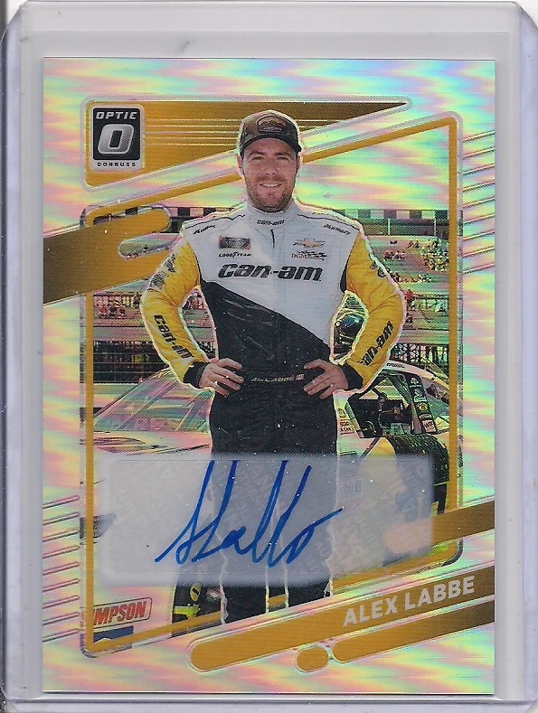 2022 Donruss #16 Alex Labbe Optic Silver Prizm Auto 27/98 - Image 1 of 1