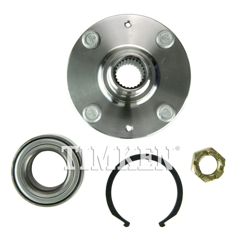 Conjunto de cojinete de rueda y buje delantero Timken para Kia Rio 2006-2011 tracción delantera Foto 1 de 4