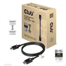 CLUB3D Ultra High Speed HDMI 4K120Hz, 8K60Hz Certified Cable 48Gbps M/M 1 m/3.28