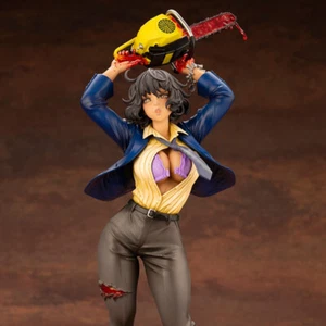 KOTOBUKIYA 1/7 Texas motosega massacro pelle PVC figura garage kit giocattolo - Foto 1 di 10