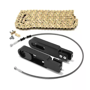 6"-9" Swingarm Extension Chain Brake Line For Suzuki GSX1300R Hayabusa 2008-2024 - Picture 1 of 11