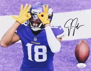 Justin Jefferson Mn Vikings Auto Nachdruck 8 x 10 Farben Foto Nachdruck #jj3 - Bild 1 von 1