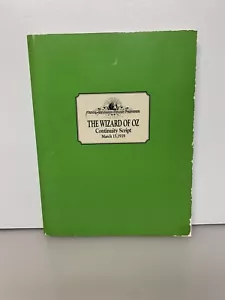The Wizard of Oz Continuity Script With Photos - Picture 1 of 16