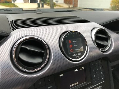 nGauge 空调通风仪表板安装适用于 2015 - 2019 年福特野马 (S550) — 第 1/4 张图片