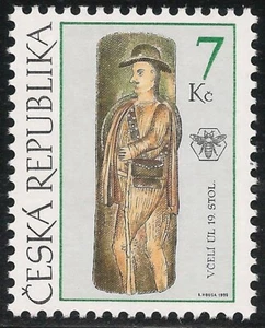 Checoslovaquia #3100 (A1164) en muy buen estado montado - 1999 7 k barrido de chimenea/colmena tallada - Imagen 1 de 1