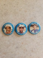 Montreal Expos 1984 Fun Foods team set button pin Tim Raines 