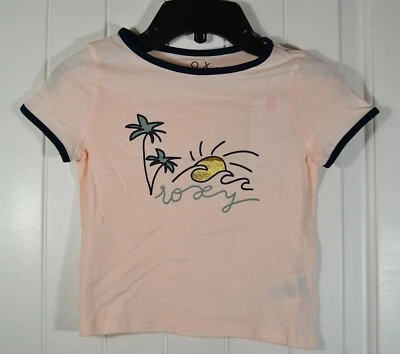 CAMISETA ROSA CLARO ROXY TIMES UP NIÑA NUEVA CON ETIQUETAS TALLA 2, 4 Foto 1 de 3