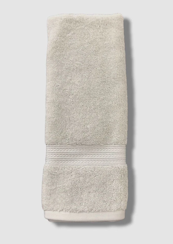 $25 Kassatex New York Gris Firma Algodón Baño Toalla 16" x 30" Foto 1 de 1