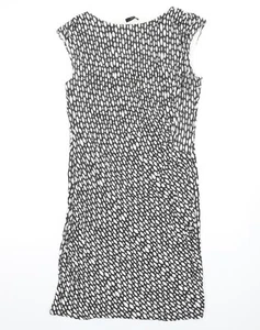 M&Co Womens Black Viscose Blend Mini Size 16 Roll Neck - Picture 1 of 10