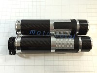 CNC 7/8 Handgriffe für MSX125/CB125/Z125/CBR/VFR/Rebel Kohlefaser Lenker Silber