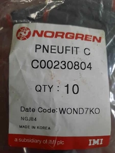 80x  Pneumatik Anschluss Norgren Pneufit C   C00230804 - Bild 1 von 3