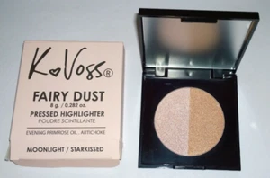 K Voss NYC Fairy Dust Pressed Highlighter Moonlight/Starkissed - .282 oz - NIB - Picture 1 of 3