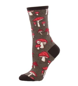Calcetines Crew Algodón Marrón Calcetines Pretty Fly for a Fungi Design Reino Unido 3-8 - Imagen 1 de 1