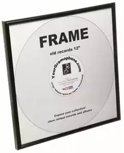 New black frame for vinyl or shellac record Fits 12" 10" 7" 2x12" - Bild 1 von 18