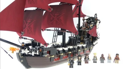 Pirates Of The CARIBBEAN-Queen Anne's revenge ship model like LEG0 4195 -US SHIP - Image 1 of 4