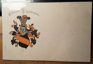 Königliches Wilhelms-Gymnasium Königsberg - Farbschild Zirkel/ Karte Studentika - Picture 1 of 2