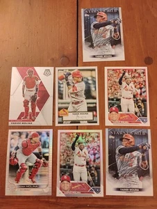 Lotto 7 carte Yadier Molina San Luigi Cardinali - Foto 1 di 6