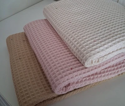 Öko-Tex Waffelpikee 50 x 150 cm - Bild 1 von 2