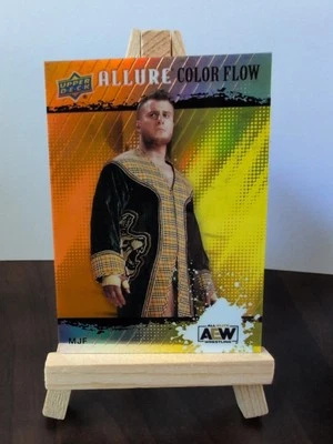 MJF Orange/Yellow Color Flow Allure Upper deck AEW - Image 1 of 2