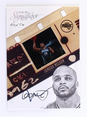 Película Panini Signatures Platinum 1/1 2012-13 Jameer Nelson #40 automático 2d0 Foto 1 de 3