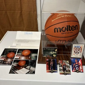Molten Official Barcelona '92 Olympic Games JB-77 Basketball Dream Team w/ COA - Picture 1 of 11