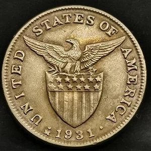 5 CENTAVOS 1931 PHILIPPINEN / US ADMINISTRATION USA / CUPRONICKEL - Bild 1 von 2