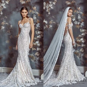 Galia Lahav /Margot 0-2Mermaid/Slender curve-hugging mermaid dress/free shipping - Picture 1 of 9
