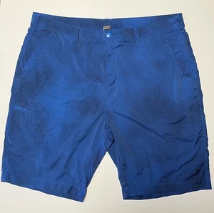 Old Navy Active Men’s Striped Blue/Black Polyester Shorts Size XXL - Picture 1 of 10