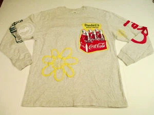 Coca Cola Pacsun Of Los Angeles Graphic Tee Shirt Men's Medium Long Sleeve NWOT - Picture 1 of 16