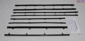 Window Felts Inner & Outer (8pcs) 66-67 Chevy II Nova 2DR Sedan (Post) - Picture 1 of 1