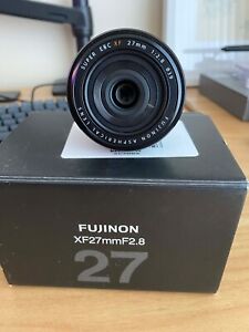 Fujifilm Fujinon XF27 mm f/2.8 Camera Lens - Black no cap