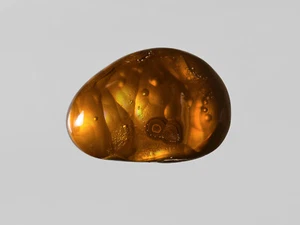 IGI Certified MEXICO Fire Agate 16.88 Cts Natural Untreated Brown Free Form - Picture 1 of 2