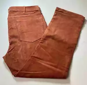 Lands' End Men Comfort waist Stretch 5POCKET Corduroy Pants 42x30 SIERRA - Picture 1 of 8