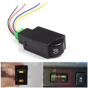 Push Button Fog Lights Switch For Subaru w/LED Indicator Lights 4-Pole - Picture 1 of 7