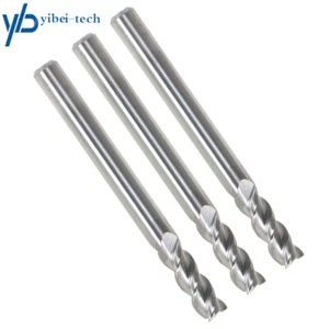 3 Pcs Regular Carbide End Mill 3/16" 3 Flute 2" Overall Length New - Picture 1 of 12